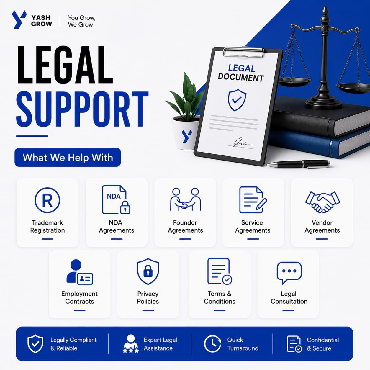 Legal Support — YashGrow service