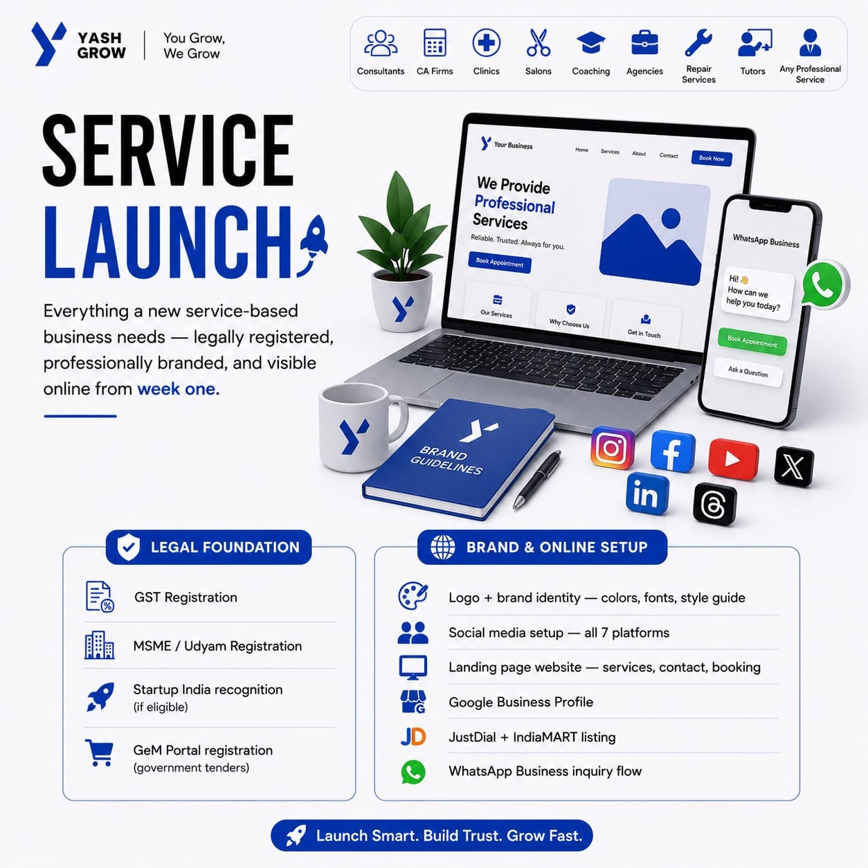 Service Launch — YashGrow service